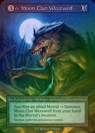 【FOIL】[Air] Moon Clan Werewolf [beta-Exceptional]